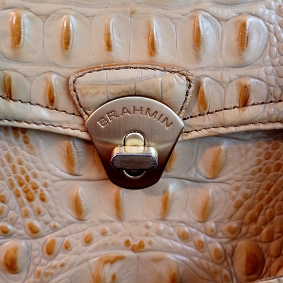 Brahmin VINTAGE VITTORIA ROSE Satchel - Picture 6 of 11